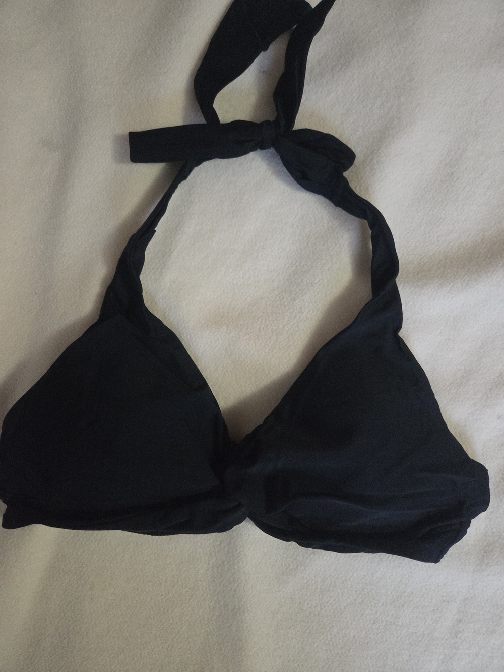 Classic Black Halter Swim Top - Women Swim